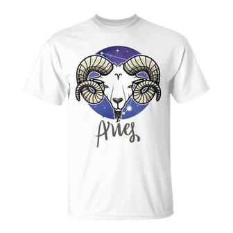 The Avatar Zodiac Sign Aries Unisex T-Shirt | Mazezy
