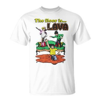 The Floor Is Lava Childrens Playing Unisex T-Shirt | Mazezy CA