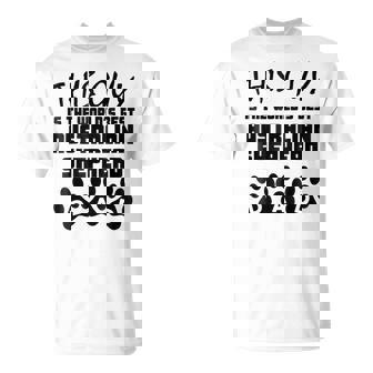 This Guy Is The Worlds Best Australian Shepherd Dad Gift For Mens Unisex T-Shirt | Mazezy