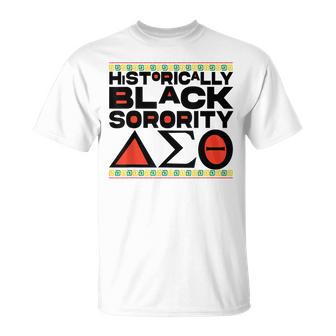 Historically Black Sorority Black History Month Melanin T-Shirt - Seseable