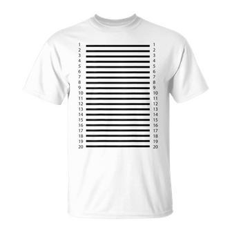 Track Your Long Hair - Length Check On The Back Of The Unisex T-Shirt | Mazezy