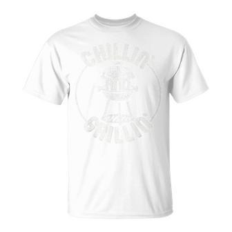 Tu Chillin And Grillin Costume Bbq Grilling Dad T-shirt - Thegiftio UK
