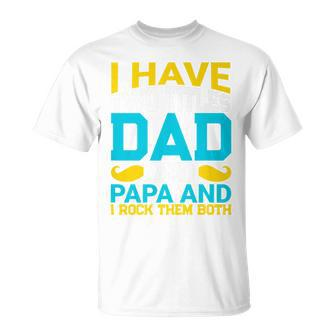 I Have Two Titles Dad And Influencer And I Rock Them Both V2 T-Shirt - Seseable