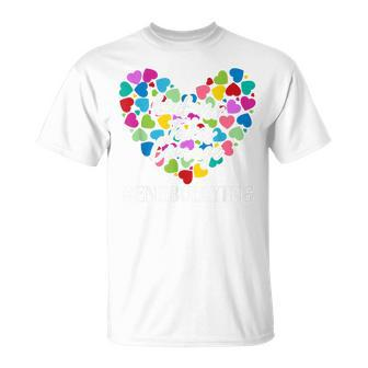 Unity Day Orange Heart Anti Bullying Kindness Teacher V3 T-shirt - Thegiftio UK