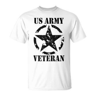 Us Army Star Green Military Distressed Forces Gear Unisex T-Shirt | Mazezy