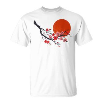 Vintage Sakura Cherry Blossom Tree Japanese Culture T-Shirt - Seseable