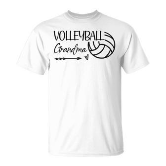 Volleyball Grandma Volleyball Lover Unisex T-Shirt | Mazezy
