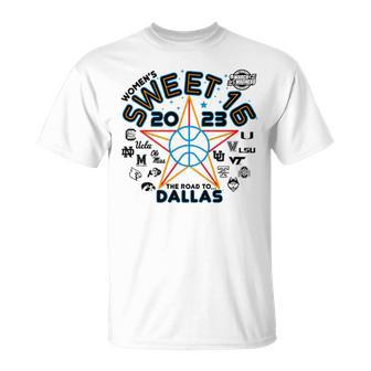 Women’S Madness Sweet 16 Basketball Tournament March Madness Dallas Unisex T-Shirt | Mazezy CA