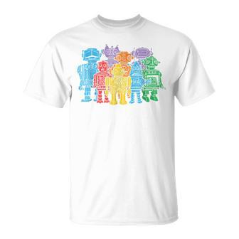 Woot Retro Robot Squad Is Go Unisex T-Shirt | Mazezy