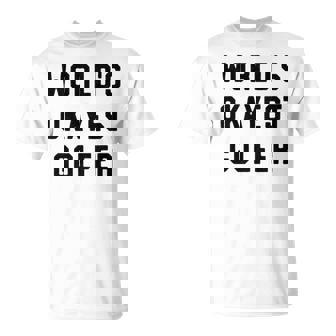 World’S Okayest Golfer Unisex T-Shirt | Mazezy