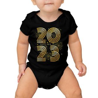 New Years Eve Party Supplies Kids Nye 2023 Happy New Year  V2 Baby Onesie
