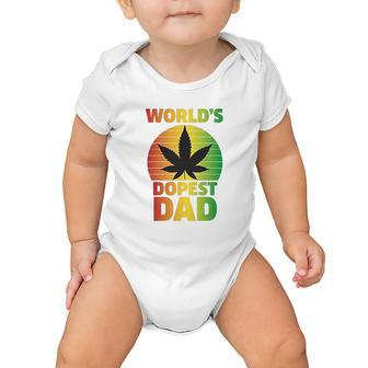 Worlds Dopest Dad Fathers Best Christmas Gifts For Dad Baby Onesie - Thegiftio UK