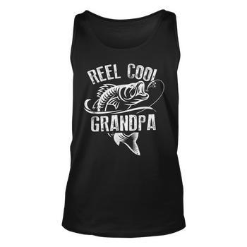 Reel Cool Grandpa Vintage Fishing Funny Grandpa Fisherman Gift For