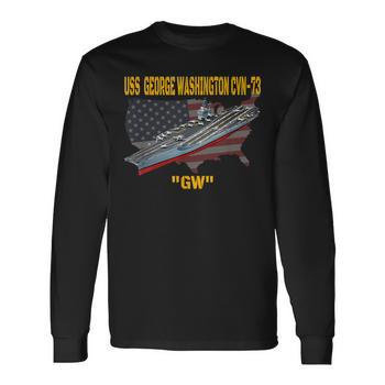 Aircraft Carrier Uss George Washington Cvn-73 Veterans Day T-Shirt 