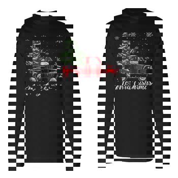Buffalo Plaid Red Truck Women's Christmas Vintage Christmas T-Shirt Buffalo Plaid Red Truck Women's Christmas Vintage Christmas T-Shirt
