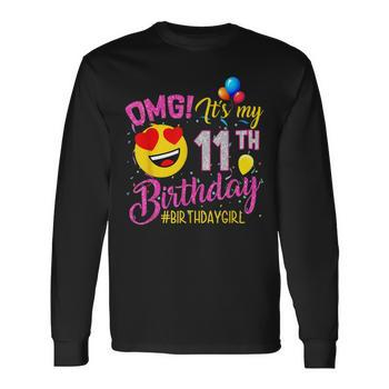 Omg It's My 11th Birthday Girl Gifts Eleven 11 Year Old Bday Shirt