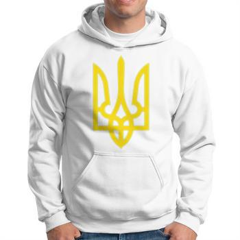Sweat à Capuche Ukraine Zelensky - Emblème Patriotique - Coton/Polyester - Hommage Volodymyr Zelensky