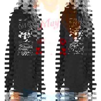 Flowers Heart Lip May 12th Birthday Queen Shirt Mama Nana