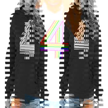 Kids Happy Family Clothing Rainbow 4th Birthday Number 4 T-Shirt Kids Happy Family Clothing Rainbow 4th Birthday Number 4 T-Shirt