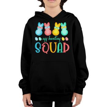 Womens Matching Family Easter Long Sleeve Egg Hunting Squad Cotton