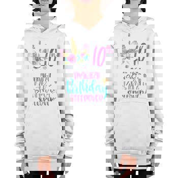 Unicorn 10th Magical Birthday Sleepover Party Shirt Girl Tee