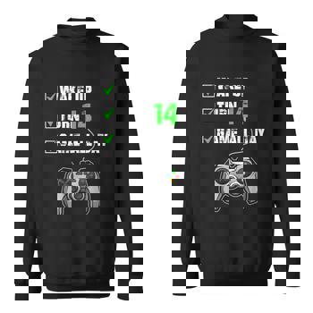 14Th Birthday Gamer Shirt Level 14 Unlocked Gamer Birthday