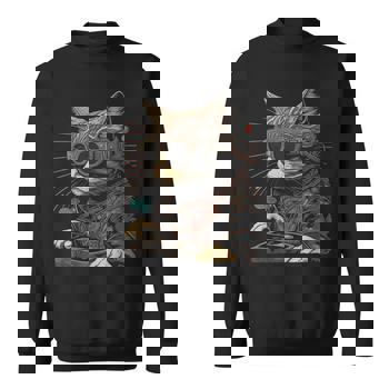 VR × CYBERPUNK CREWNECK / black L VR × CYBERPUNK CREWNECK / black L