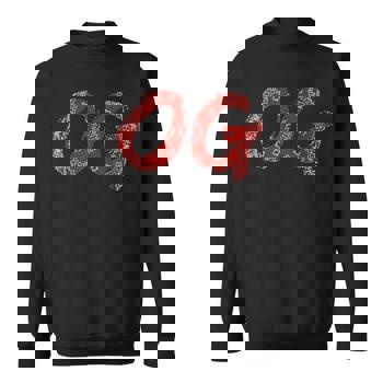 Og Original Gangster Compton Red Bandana-Print Long Sleeve T