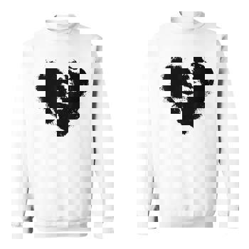 【GRAVER】24FW★ Bone Heart Dot Silhouette Sweatshirt MUSINSA | GRAVER [UNISEX] Bone Heart Dot Silhouette Man to