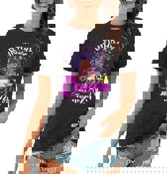 Birthday Queen May 24th Colorful Black Women Girls Shirt Gif