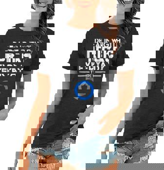Funny Diabetes Type One Shirt Dealing With Pricks Everday