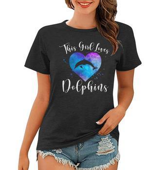 Dolphin Women Kids Girls T-Shirt