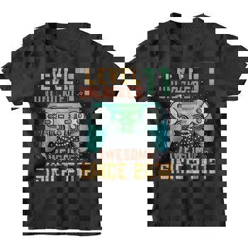 Level 11 Unlocked-11th Birthday Boy Dabbing Shirt Gift Gamer Level 11 Unlocked-11th Birthday Boy Dabbing Shirt Gift Gamer
