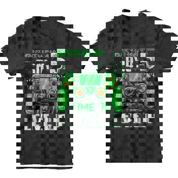 Level 5 Birthday Shirt 5 Years Old Video Games Gift For Boys T-Shirt Level 5 Birthday Shirt 5 Years Old Video Games Gift For Boys T-Shirt