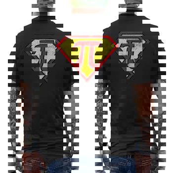 Super Pi T-Shirt Funny Pi Day Superhero Math Nerd Joke 3.14