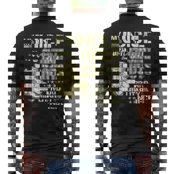 Mens Army Uncle T Shirt My Niece Wears Boots Mens Army Uncle T Shirt My Niece Wears Boots