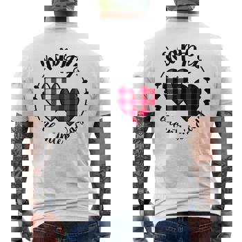 Funny Leopard And Buffalo Plaid Printed Love Heart Gifts T-Shirt Funny Leopard And Buffalo Plaid Printed Love Heart Gifts T-Shirt