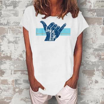 Shaka Lake Life T Mens Womens Kids Women's T-shirt Back Print