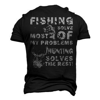 Hunting Fishing Loving Everyday Hunting Dad Big and Tall Men T