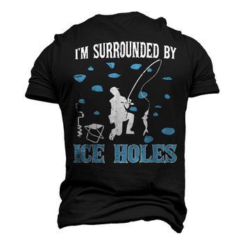 Funny Ice Fishing Sayings For Fishing Grandpa Dad Men Unisex T-Shirt