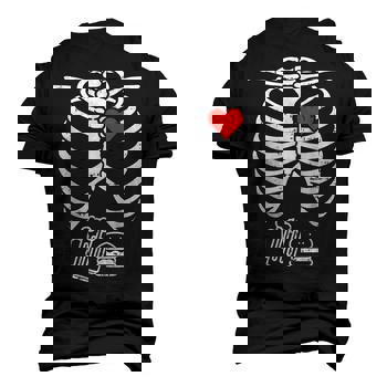 Skeleton Pregnancy Pizza Beer Shirt Xray Halloween Soon Dad