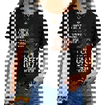 Not A Morning Person T-Shirt For Men And Women | Warning Not A Morning Person T-Shirt For Men And Women | Warning