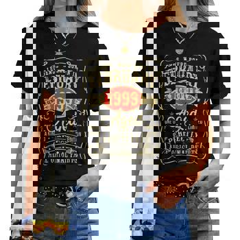 February 1999 21st Birthday Gift 21 Year Old Men Women T-Shirt
