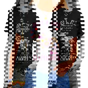 Just A Girl Who Loves Purple Elephants T-Shirt Just A Girl Who Loves Purple Elephants T-Shirt