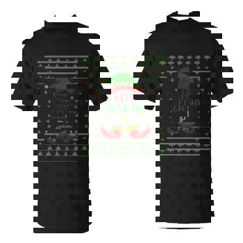 Let's Get Elfed Up Ugly Christmas Sweater Style T-Shirt Let's Get Elfed Up Ugly Christmas Sweater Style T-Shirt