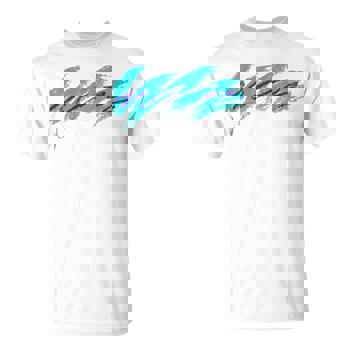 【SATUR】Classy Nostalgia Vintage Graphic T-Shirt White Vintage 80s T Shirt White Neon Multicolor Club Sports Wear