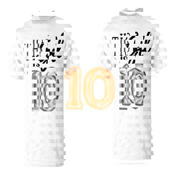 Ten Birthday Double Digits 10th B-Day Tenth Outfit T-Shirt Ten Birthday Double Digits 10th B-Day Tenth Outfit T-Shirt