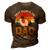 Best Guinea Pig Dad Ever Funny Guinea Pigs Lover Owner Mens 3D Print Casual Tshirt Brown