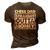 Cheer Dad Straight Outta Money | I Cheer Coach Gift For Mens 3D Print Casual Tshirt Brown