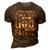 Christian I Took A Dna Test And God Is My Father Gospel Pray 3D Print Casual Tshirt Brown